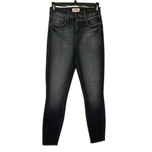 L'AGENCE Women's Blue Denim Margot High-Rise Skinny Jeans Size‎ 25